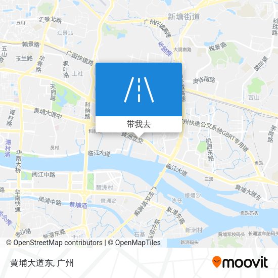 黄埔大道东地图