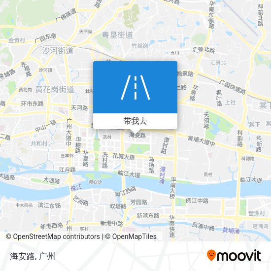 海安路地图