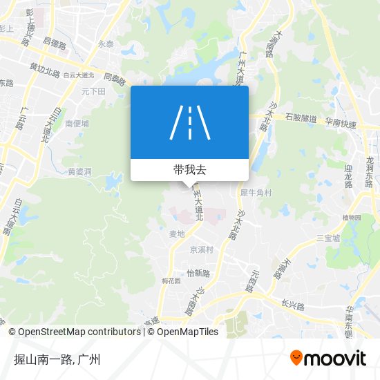 握山南一路地图