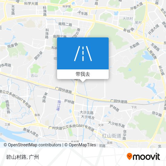 碧山村路地图