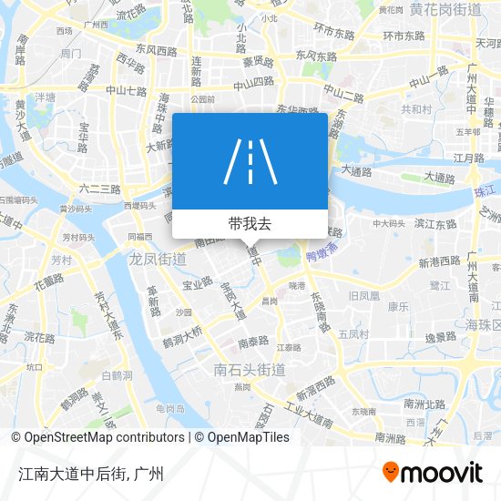 江南大道中后街地图