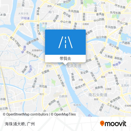 海珠涌大桥地图