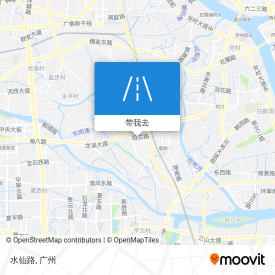 水仙路地图