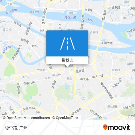 穗中路地图