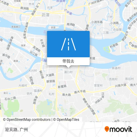 迎宾路地图