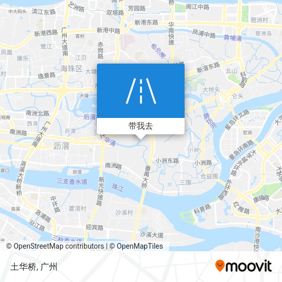 土华桥地图