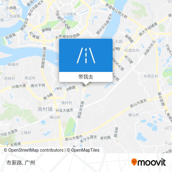 市新路地图