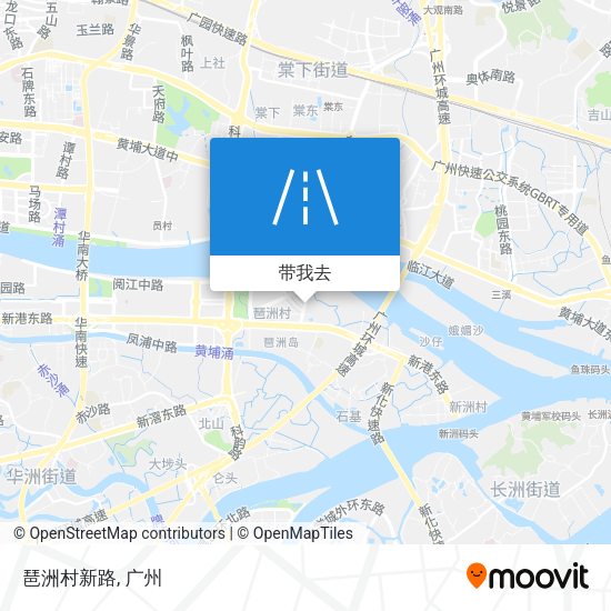 琶洲村新路地图