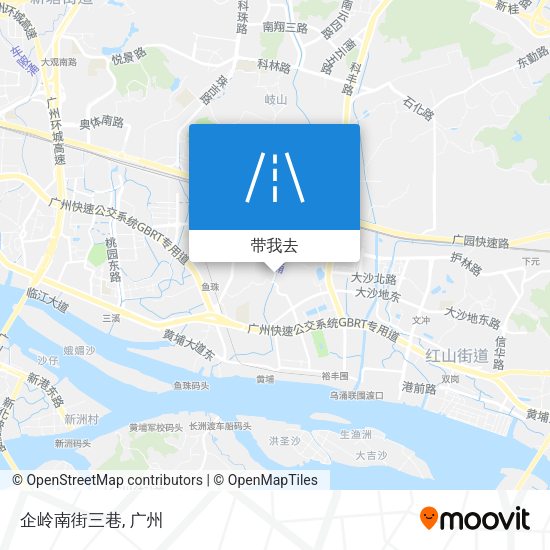 企岭南街三巷地图