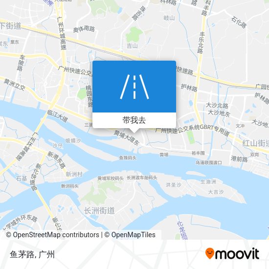 鱼茅路地图