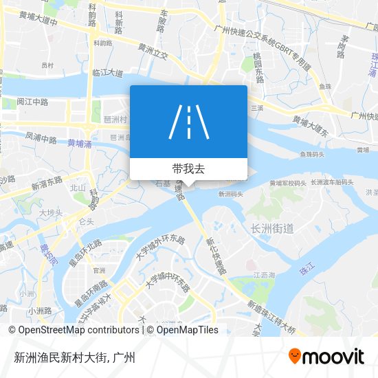 新洲渔民新村大街地图