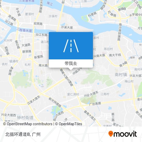 北循环通道B地图