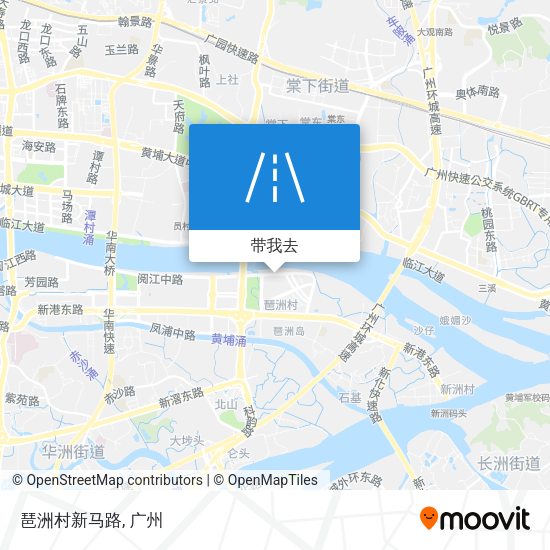 琶洲村新马路地图