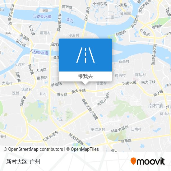 新村大路地图