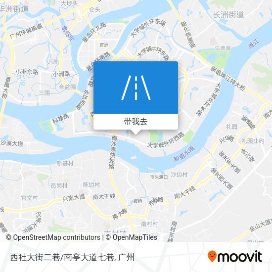 西社大街二巷/南亭大道七巷地图