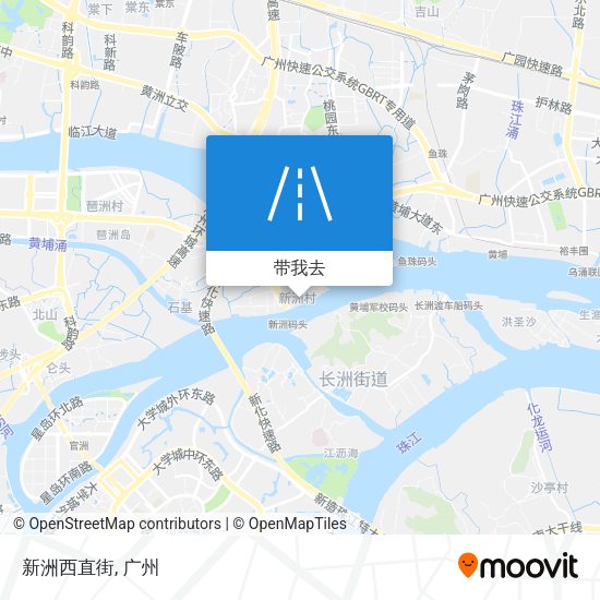 新洲西直街地图
