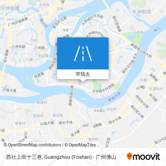 西社上街十三巷地图