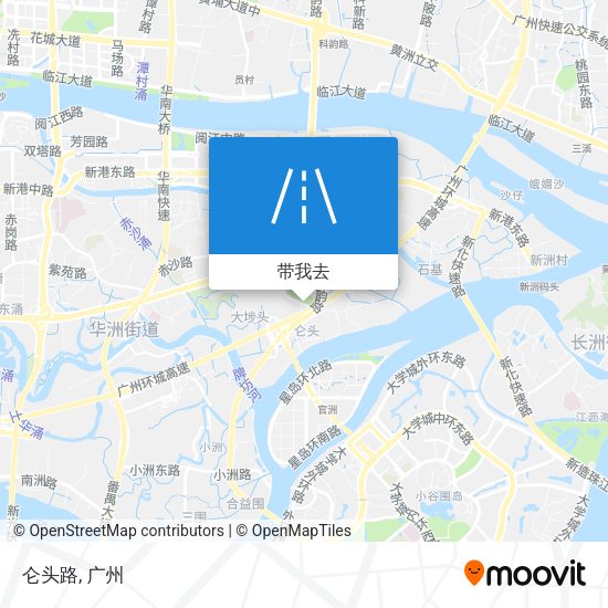 仑头路地图