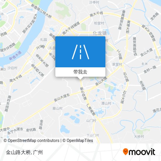 金山路大桥地图