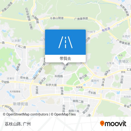 荔枝山路地图