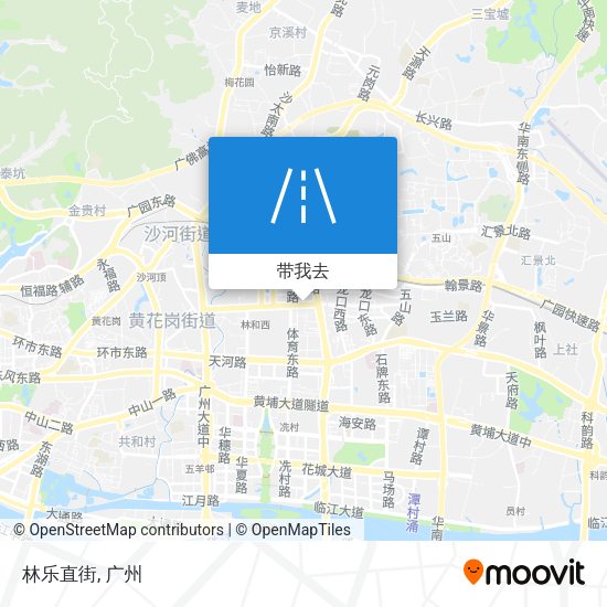 林乐直街地图