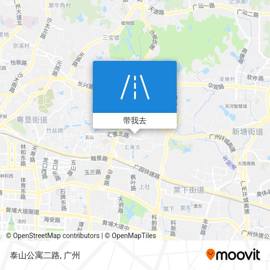 泰山公寓二路地图