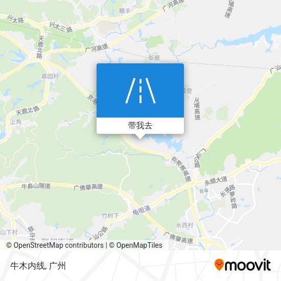 牛木内线地图