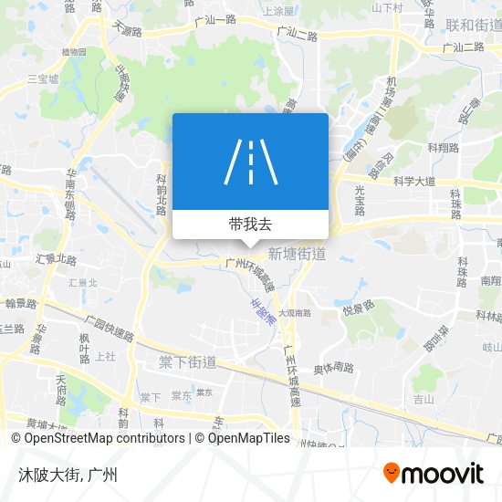 沐陂大街地图