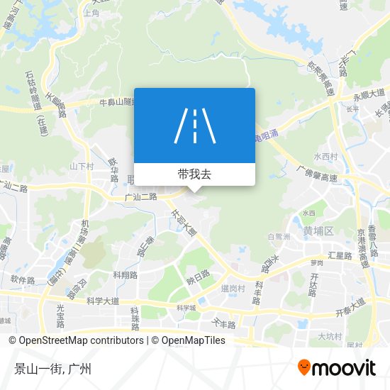 景山一街地图