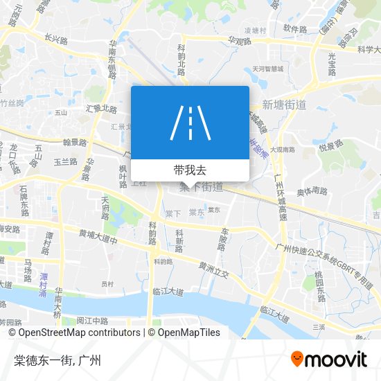 棠德东一街地图