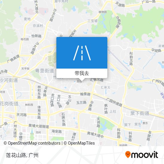 莲花山路地图