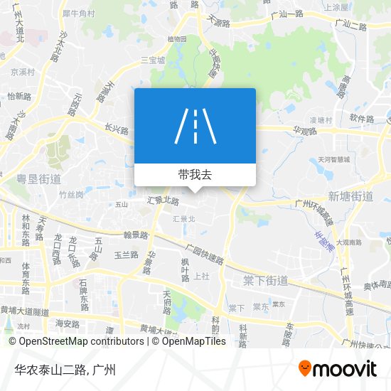 华农泰山二路地图
