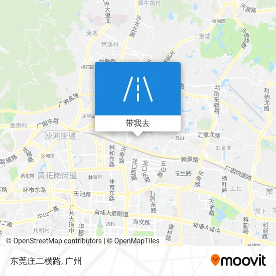东莞庄二横路地图
