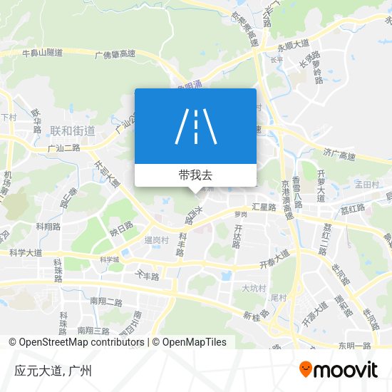 应元大道地图