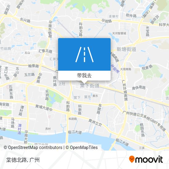 棠德北路地图