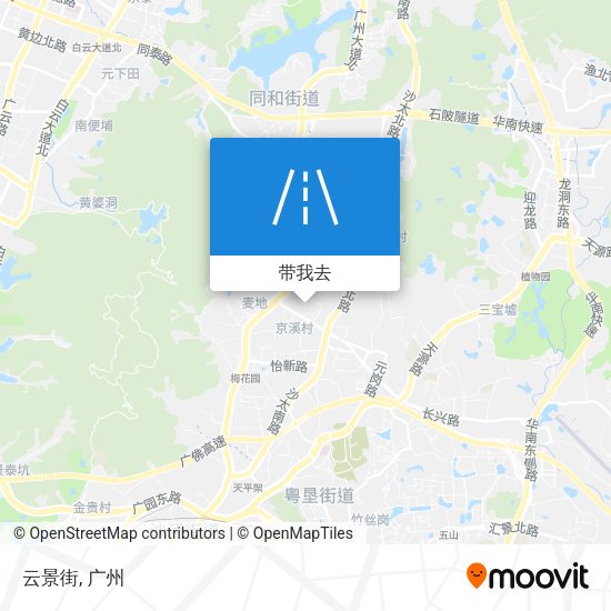 云景街地图
