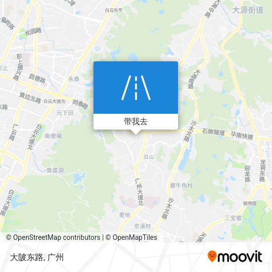 大陂东路地图