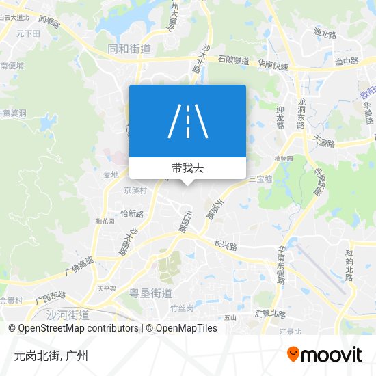 元岗北街地图
