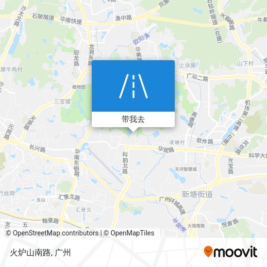 火炉山南路地图