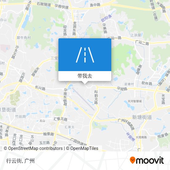 行云街地图
