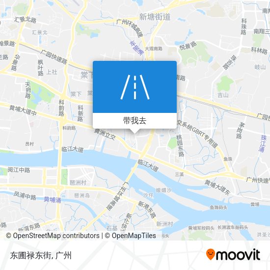 东圃禄东街地图