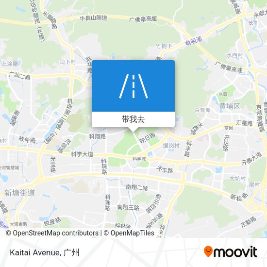 Kaitai Avenue地图