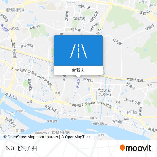 珠江北路地图