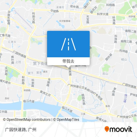 广园快速路地图