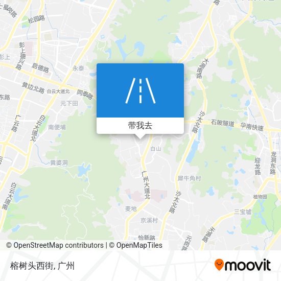 榕树头西街地图