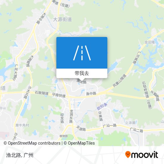 渔北路地图