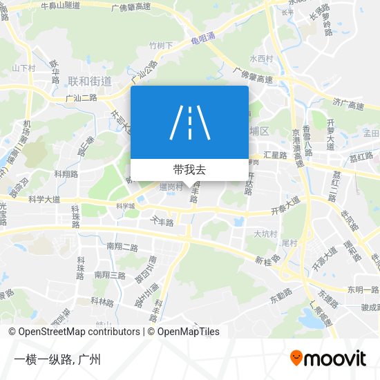 一横一纵路地图