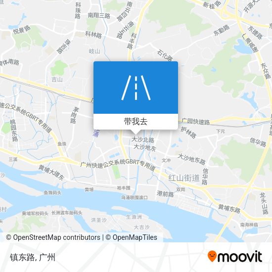 镇东路地图
