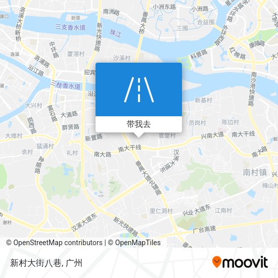 新村大街八巷地图