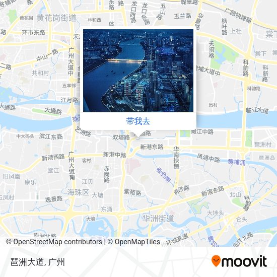 琶洲大道地图